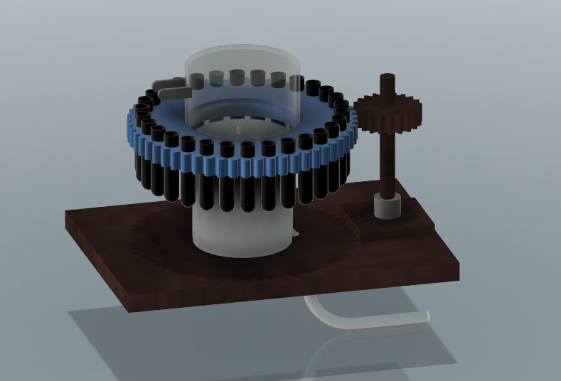 Initial geared-carousel concept